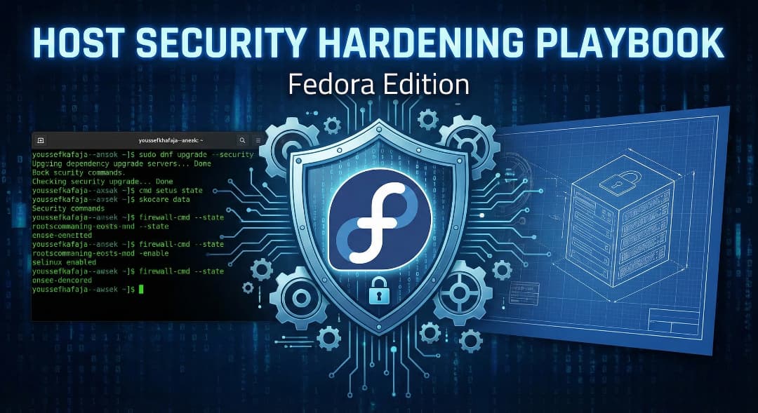 دليل تحصين وحماية فيدورا لينكس (Fedora Hardening Playbook)